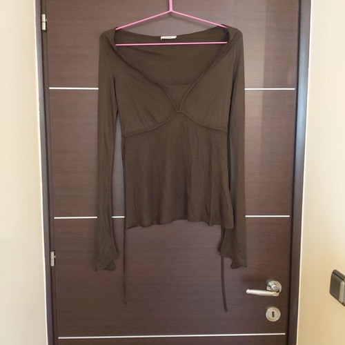 Women's blouse like new, size M, brown