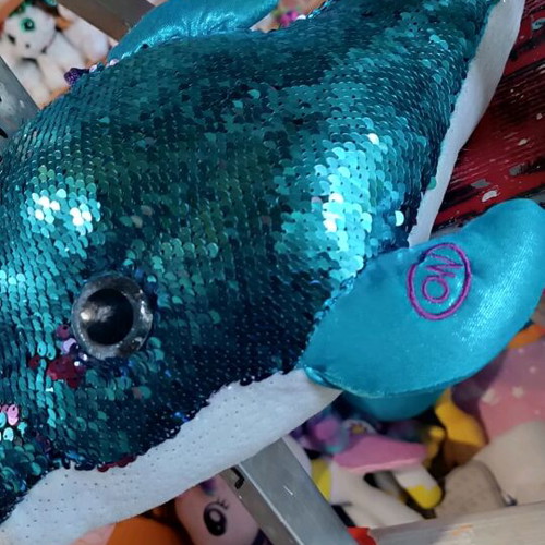 Plush dolphin used, not working