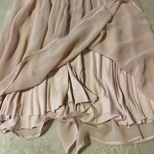 Strapless dress like new, black and pink, size S