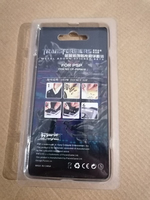 Transformers metal adorn sticker set for Sony PSP