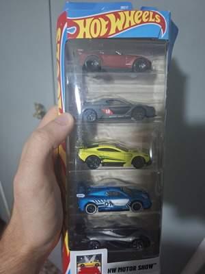 Hot Wheels Motor Show five pack new