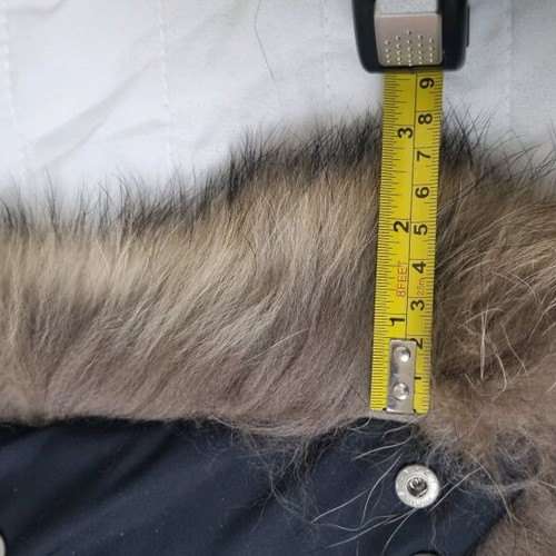 Raccoon Fur Collar like new, beige