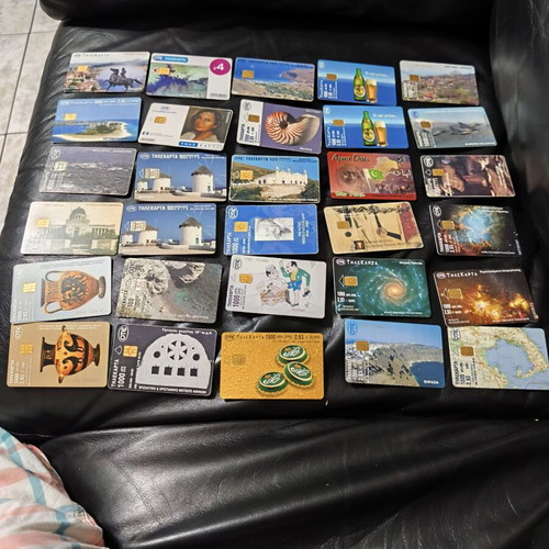 Phone cards used, pack of 140