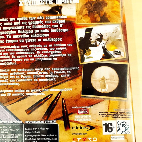Commandos Strike Force PC game like new