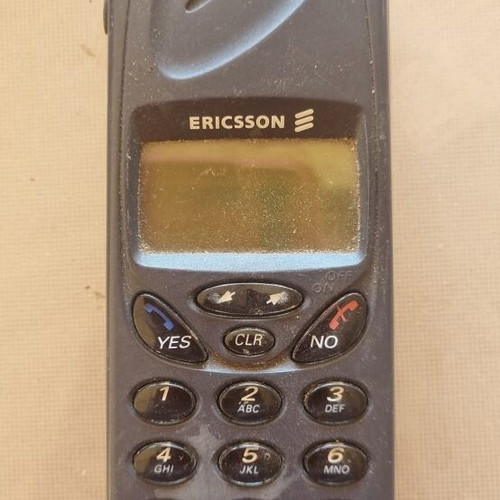 Ericsson S868 cordless phone used, model 1990, black