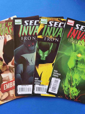 Secret Invasion Front Line 1-5 σαν καινούργιο, πλήρης σειρά 2008-2009