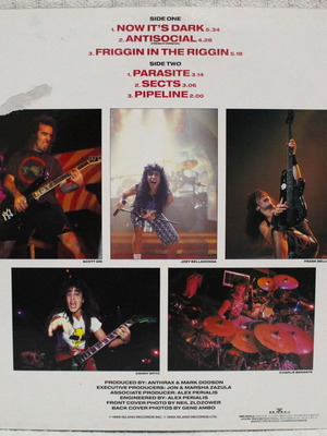 Anthrax Penikufesin βινύλιο 12" μεταχειρισμένο, Metal