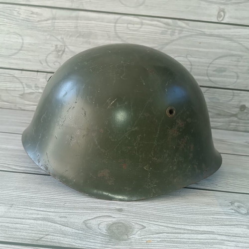 Vintage metal helmet from World War II
