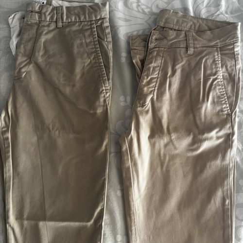 Zara men's chino pants beige cream EU 38, pack of 2