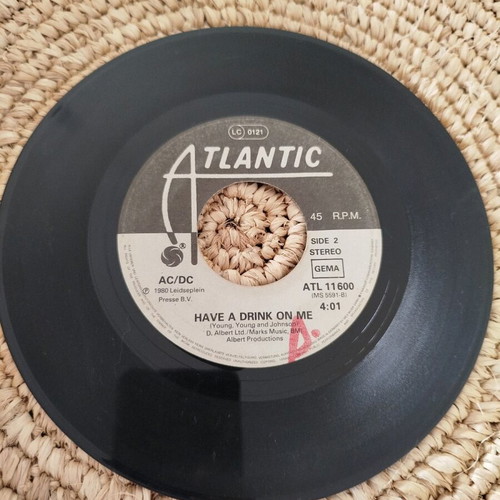 Vinyl record 45 rpm used, rock