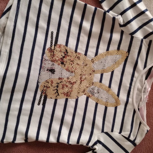 Girls' long-sleeve shirts used, pack of 4, age 2-3