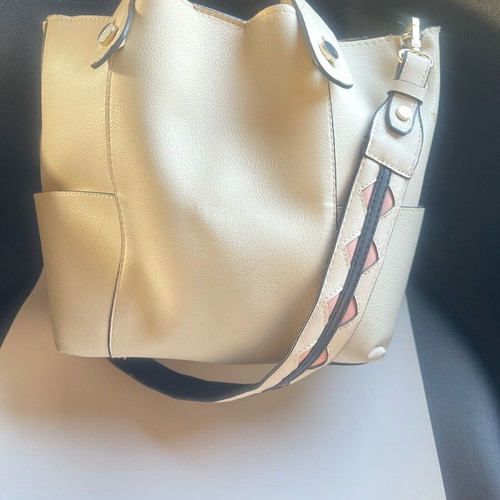 Zara Basic Collection Shoulder Bag used, white