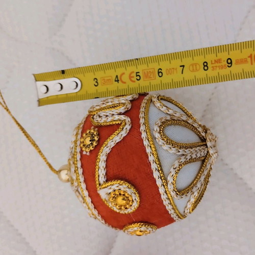 Christmas balls fabric like new