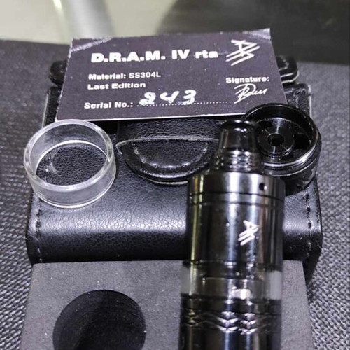 Dram IV RTA by K-C Mods like new, black