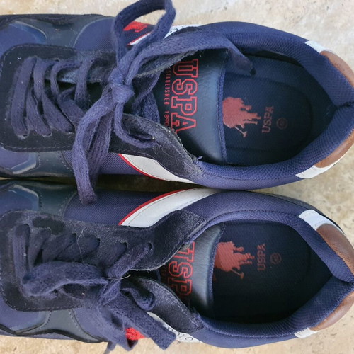 U.S. Polo Assn. Sneakers size 42 like new, blue men's shoes