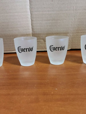 Jose Cuervo vintage shot glasses set of 4 new