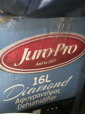 Juro Pro Diamond 16L Dehumidifier with Ionizer, Like New