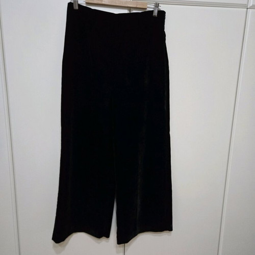 Zara velvet pants like new, black, size large