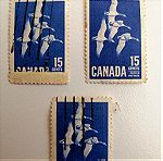  Vintage γραμματόσημα από Καναδά 1963