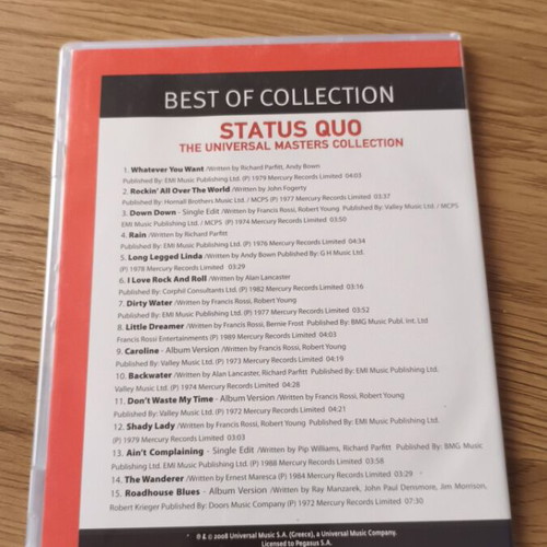 Status Quo Best Of CD like new
