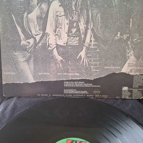 Skid Row vinyl record used, rock, in good condition