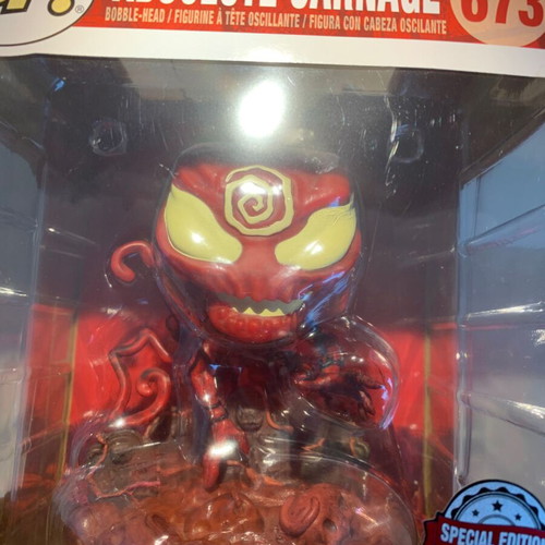 Funko Pop! Marvel Absolute Carnage on Headstone Special Edition Deluxe like new