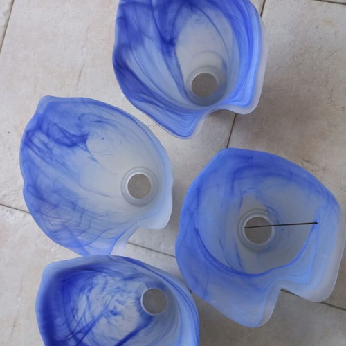 Glass lampshades for E14 bulbs like new