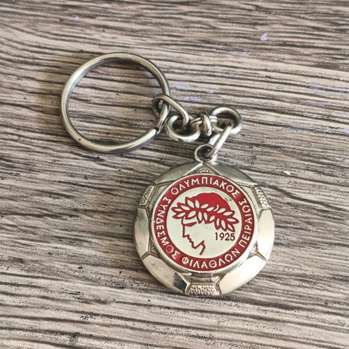 Olympiacos football metal keychain used