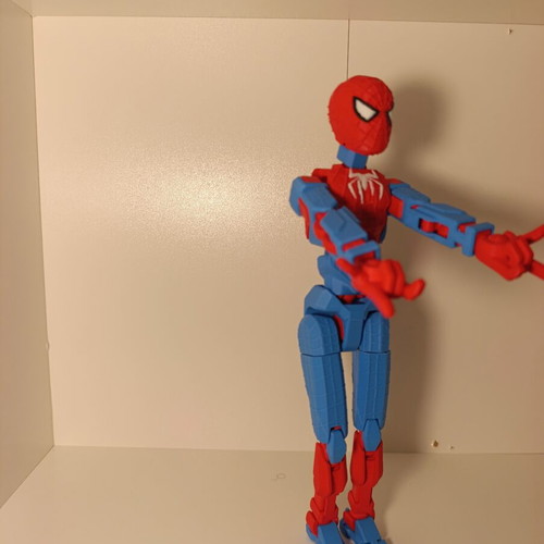 Spider-Man Dummy 3D εκτυπωμένη αρθρωτή φιγούρα 28 cm καινούργιο