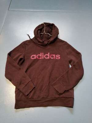 Φούτερ Adidas μεταχειρισμένο, μελιτζανί, μέγεθος Small