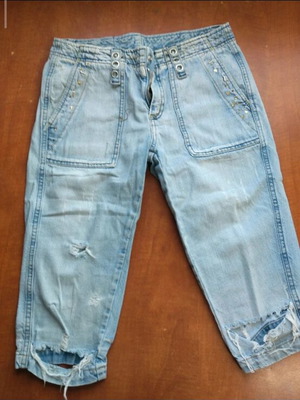 Vintage denim shorts used United Colors of Benetton size M blue
