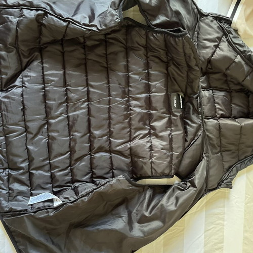 Puffer vest like new, black, size L