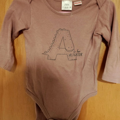 Zara baby bodysuits like new, pack of 5, 86 cm with animals