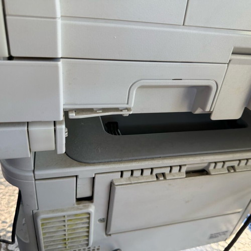 OKI MC332 multifunction printer used, print, scan, copy, fax