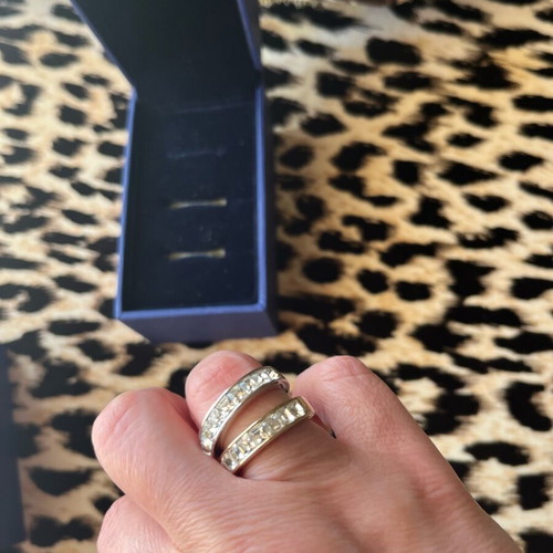 Swarovski rings new, pack of 2