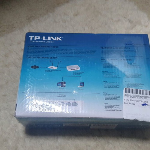 TP-LINK TL-1005D 5 Port Ethernet Switch new