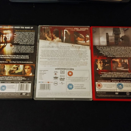 DVD thriller set Stalker, Spiral, and Removal like new with subtitles