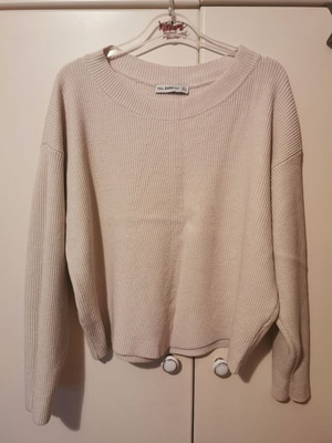 Zara Knit knitted sweater like new, size S, beige/cream
