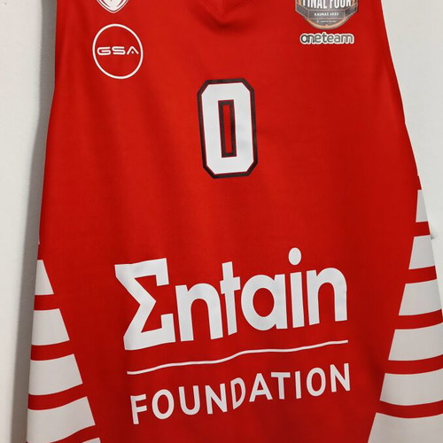 Olympiacos Walkup Signed Jersey 2022-23 Size Large Like New