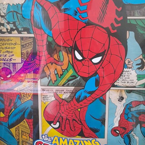 Spiderman Marvel poster new, 48×40cm, framed