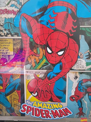 Spiderman Marvel poster new, 48×40cm, framed