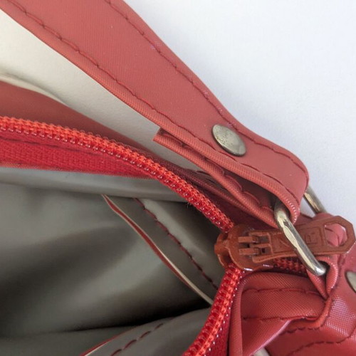Vintage TWA Trans World Airlines Shoulder Bag like new, red