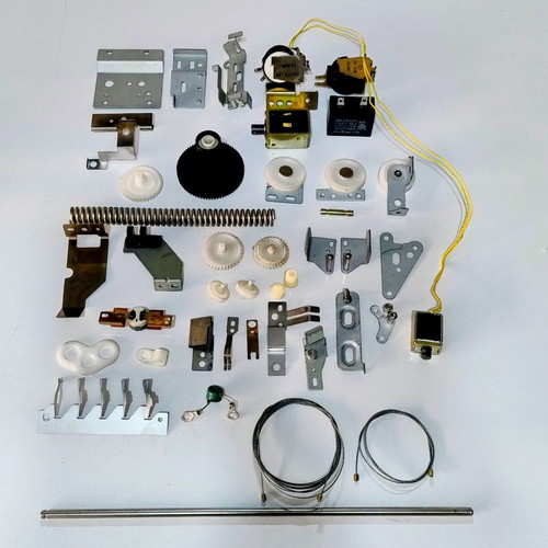 Retro electronic and mechanical parts pack made in Japan like new