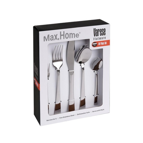 Max Home copper cutlery set 30 pieces