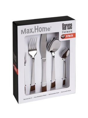 Max Home copper cutlery set 30 pieces