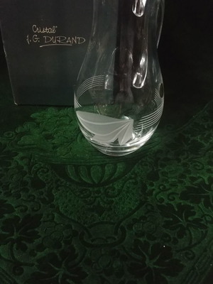 Cristal D'arques J.G. Durand Penelope water jug new