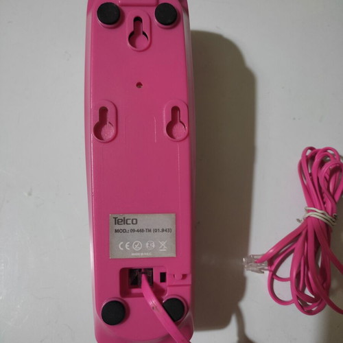 Telco landline phone pink, like new
