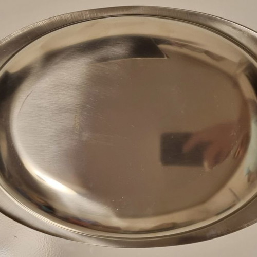Vianox serving platter new, stainless steel 45.5x29.5cm