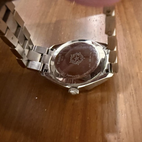 Tissot PR 100 Sport Chic 36mm women's watch like new, silver