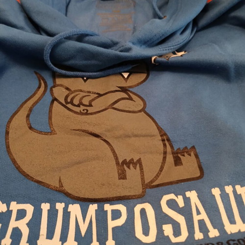 David & Goliath hoodie blue, size M, new